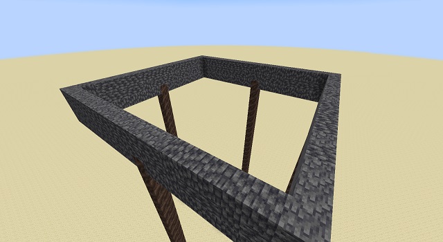 బార్డర్ చేయడానికి స్తంభాలు కలుపుతారు